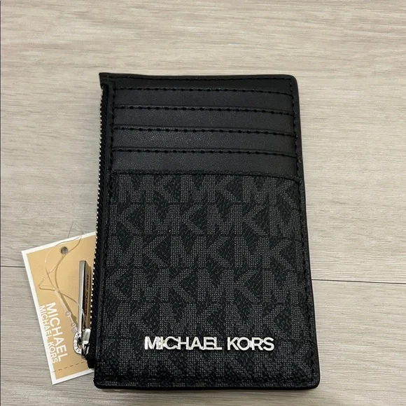 Michael Kors Black Card Holder - Picture 1 of 8